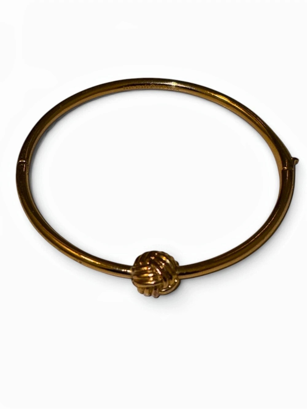 Kate Spade Gold-Tone Ball Knot Bangle Bracelet
